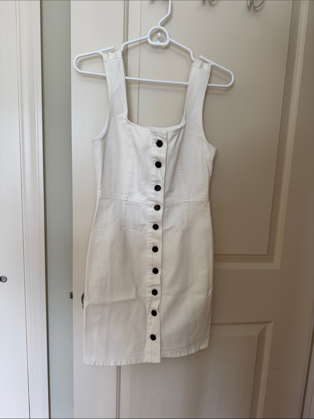 Denim mini dress